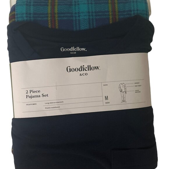 Goodfellow & Co Other - Men's Goodfellow 2 Piece Flannel Pajama Set Jogger Sleep Pants Medium Gift Set
